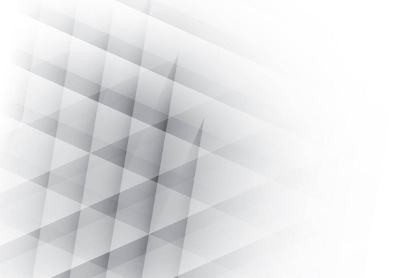 Color blanco y gris abstracto, fondo de rayas de diseño moderno con forma geométrica. Ilustración vectorial. - Vector, Imagen