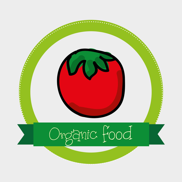organik gıda  - Vektör, Görsel