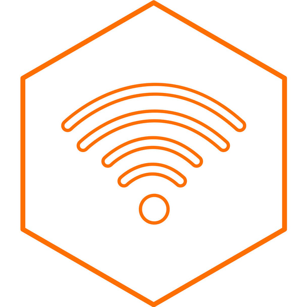 Векторная иллюстрация значков Wi-Fi - Вектор,изображение