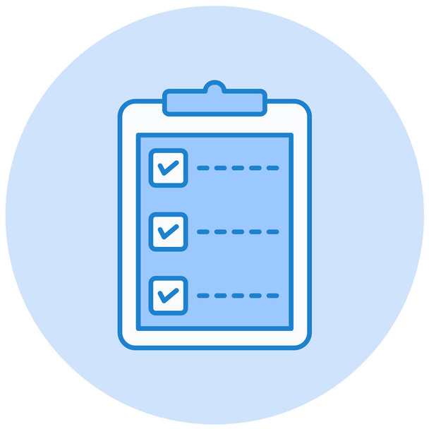 checklist. web icon simple illustration - ベクター画像