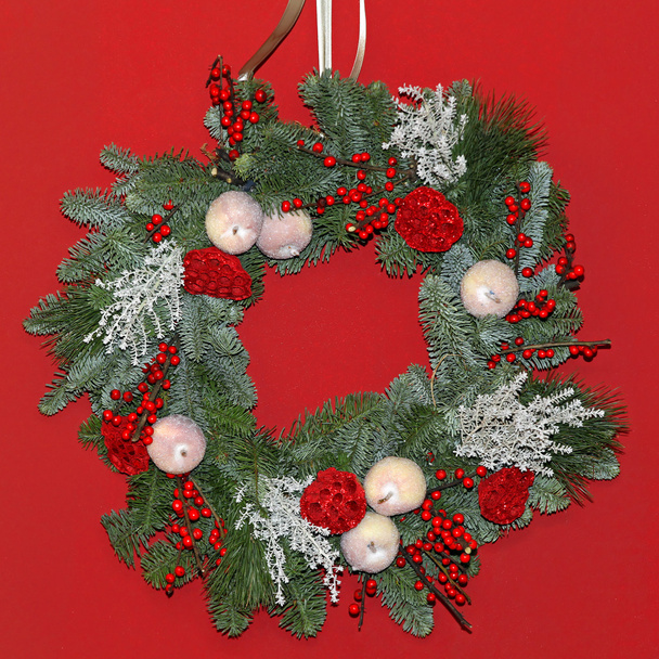 Christmas wreath - Φωτογραφία, εικόνα