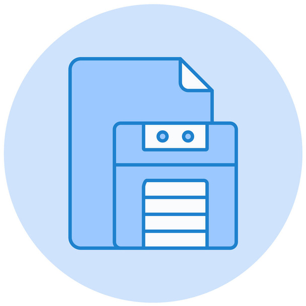 file format icon, vector illustration - Vector, Image