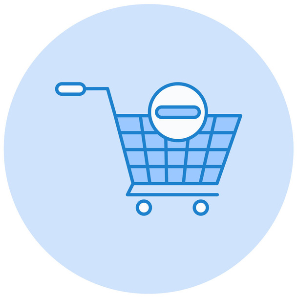 ショッピングカート。シンプルなデザイン - ベクター画像