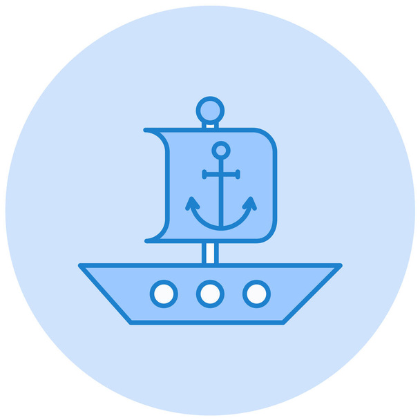 Schiff. Web-Symbol einfache Illustration - Vektor, Bild