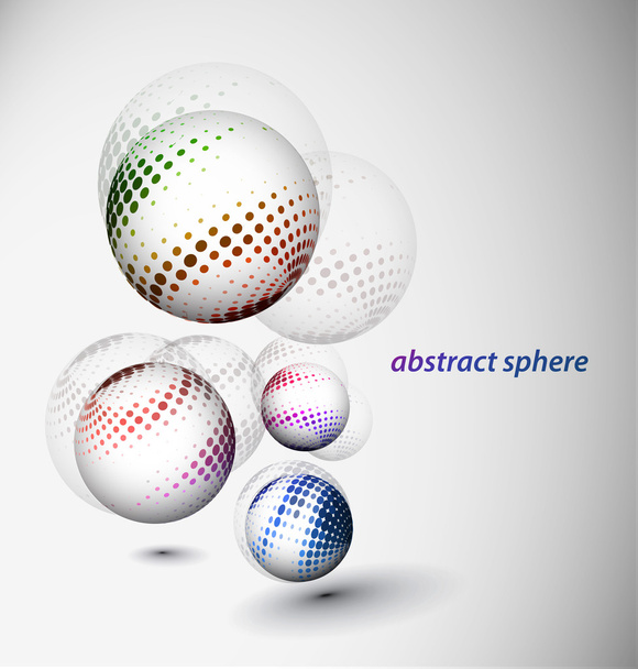 Abstract 3d sphere - Vector, Image