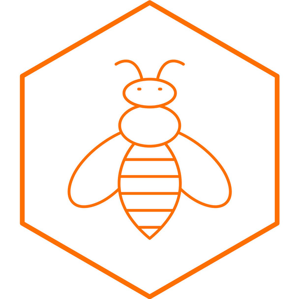 ilustração do vetor do ícone da abelha - Vetor, Imagem