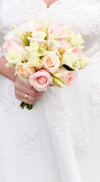 wedding details with flowers - Φωτογραφία, εικόνα