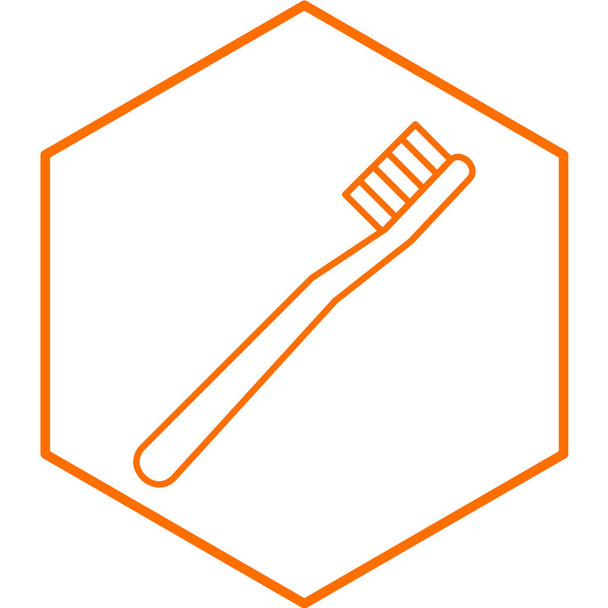 icona dello spazzolino da denti. semplice illustrazione di icone vettoriali pennello per web - Vettoriali, immagini