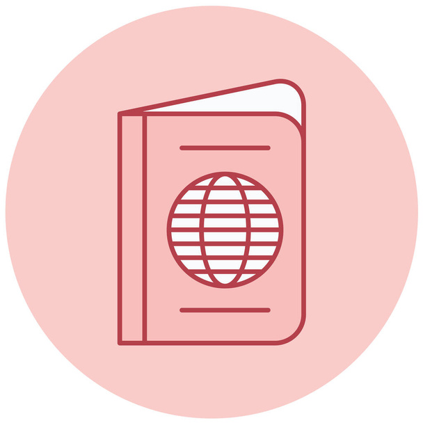 passeport. icône web illustration simple - Vecteur, image