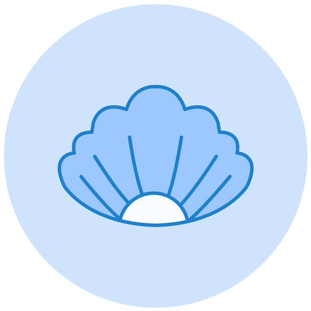 tengerre shell ikon vektoros illusztráció - Vektor, kép