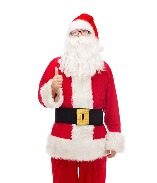 man in costume of santa claus - Фото, зображення