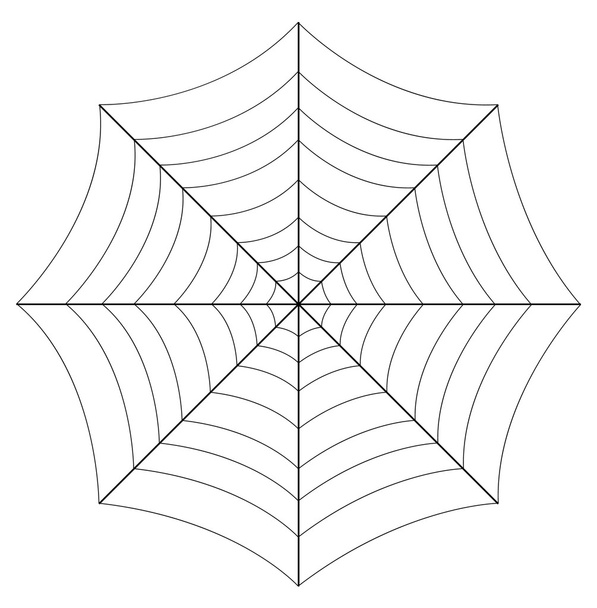 Spider Web vektor Art Design - Vektor, kép