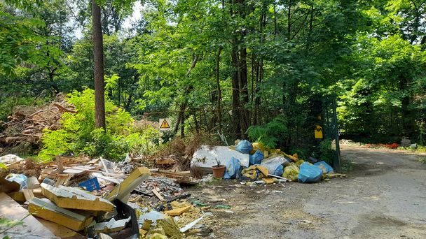Vyhazování odpadků na ulici - hrubost lidí - Fotografie, Obrázek