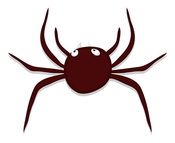 Spooky Halloween araignée - Vecteur, image