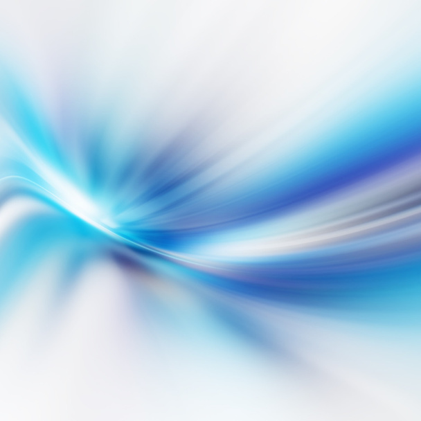 Blue Curved Abstract Background - Photo, Image