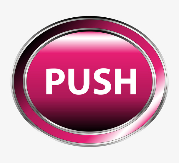 プッシュ ボタン - ベクター画像