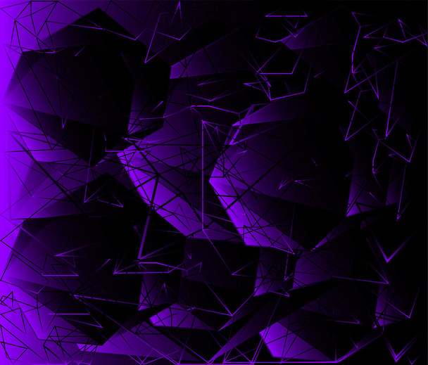 Polygonal design - Abstract geometrical background - Photo, Image