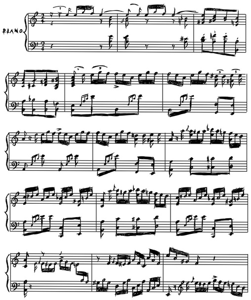 Partition Musicale Compositeur de musique composition
 - Vecteur, image