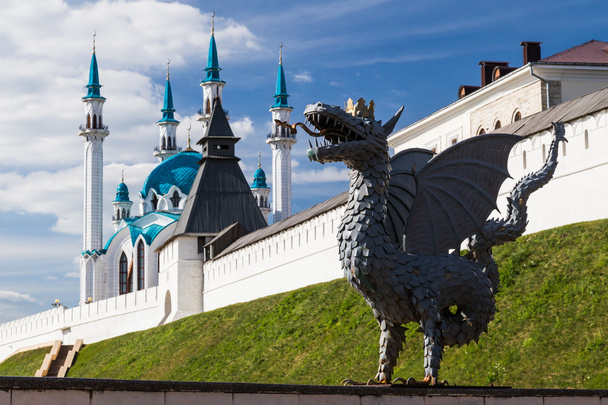 Dragon ve Qol Şerif Camii, Kazan, Rusya Federasyonu - Fotoğraf, Görsel