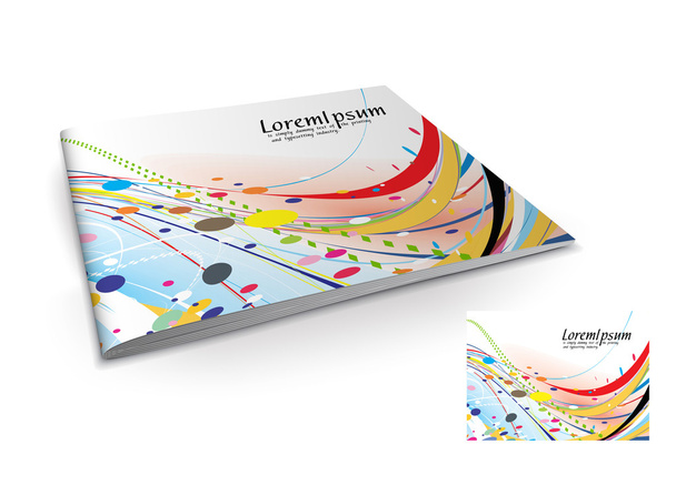 Brožura obalový design - Vektor, obrázek