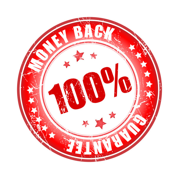 Money Back Guarantee stamp - Вектор,изображение