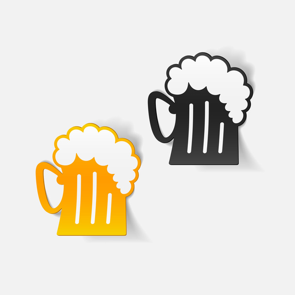 Beer illustration - Vector, Image