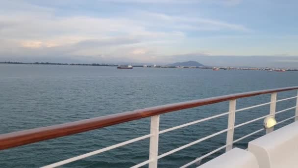 Georgetown, Penang Malezya - 19 Mayıs 2022: Penang Adası etrafında Ege Cenneti Gemisi ile bir gezi - Video, Çekim