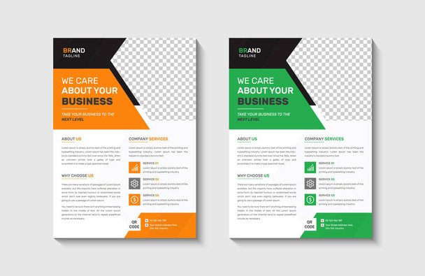 Firmenprofil Broschüre Vorlage Design kreativ modern Corporate Business Broschüre Layout - Vektor, Bild