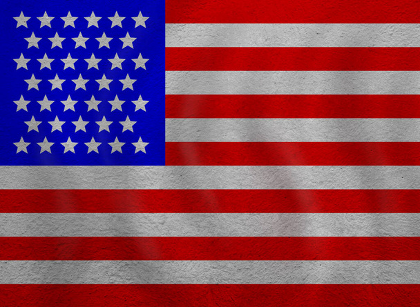 Фон флага США. Концепция путешествий и изучения английского языка
 - Фото, изображение