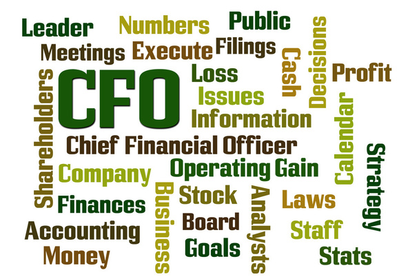 CFO słowo cloud - Zdjęcie, obraz