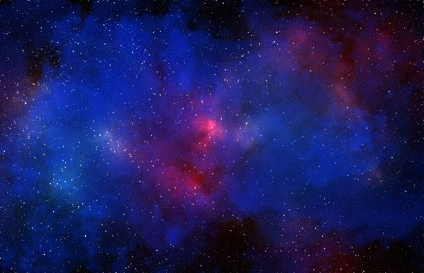 Planeten und Galaxien, Science-Fiction-Tapete. Schönheit des Weltraums. Milliarden von Galaxien im Universum Kosmische Kunst Hintergrund. 3D-Illustration. - Foto, Bild