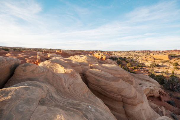 Formações de arenito em Utah, EUA. Lindas paisagens incomuns. - Foto, Imagem