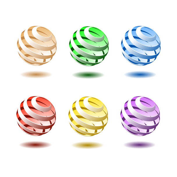 Colourful balls - Vector, Image