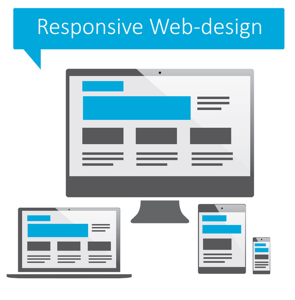 Reagovat webdesign - Vektor, obrázek