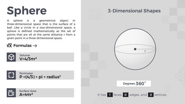 Representación 2D y propiedades de Sphere Vector Design  - Vector, Imagen