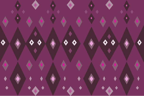 Diamentowe kształty tworzą wzór na fioletowym tle - Zdjęcie, obraz