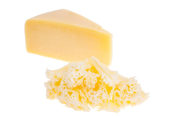 Sýr izolované na bílém pozadí - Fotografie, Obrázek