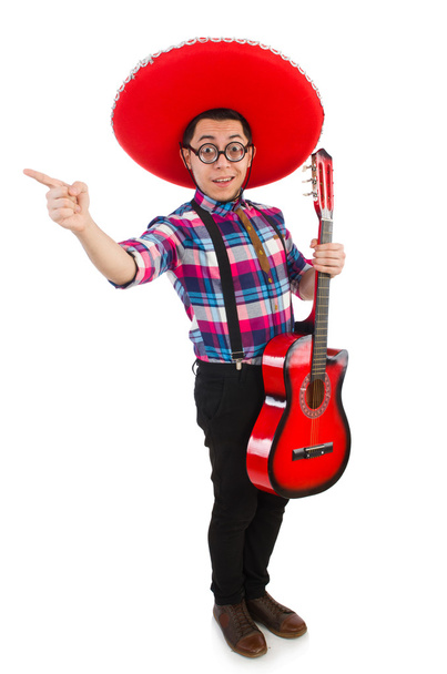 смішний мексиканський з сомбреро
 - Фото, зображення