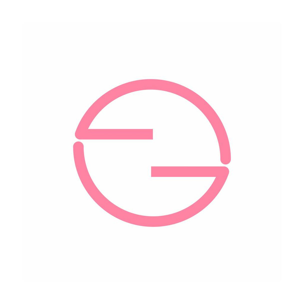 GG, EG, GGO, GOG, EGO, GNG, GHG, EOE инициалы геометрический логотип и векторный значок - Вектор,изображение