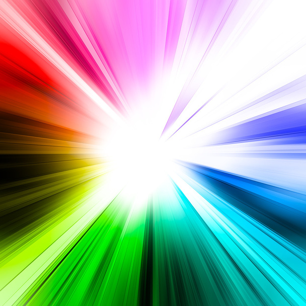 Abstract rainbow ray - Foto, afbeelding