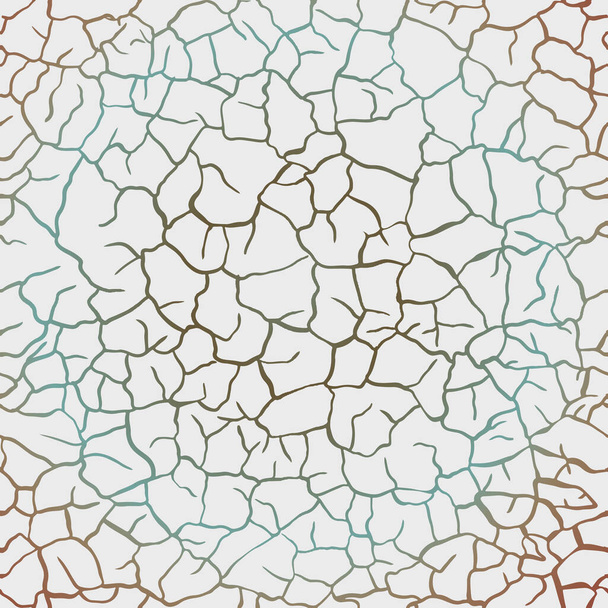 Cracks seamless pattern. Cracking background. Crack marble texture. Abstract grunge urban for overlay effect. Cracked texture. Distressed asphalt. Modern stylish crackle for design prints for - Vector, Image