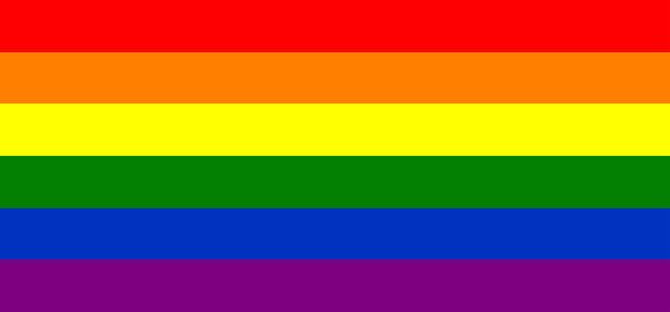 День гордості 2022 року. ЛГБТ-прапор. Прапор гордості ЛГБТ або прапор веселки включає в себе прапор лесбійської, гей, бісексуальної та трансгендерної ЛГБТ-організації. 3D ілюстрація. Міжнародний день гордості ЛГБТ. - Фото, зображення