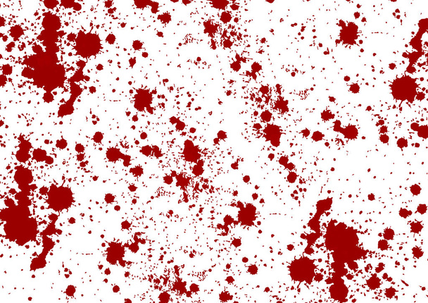 Αφηρημένη διάνυσμα splatter κόκκινο χρώμα απομονωμένο σχεδιασμό φόντου. σχεδιασμός διανύσματος εικονογράφησης. - Διάνυσμα, εικόνα