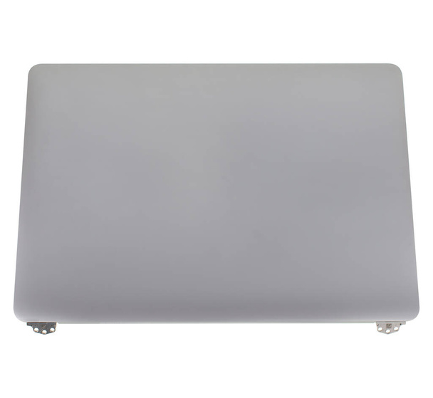 Gehäuseteile für einen Laptop, ein Ersatzteil für einen Computer, auf weißem Hintergrund - Foto, Bild