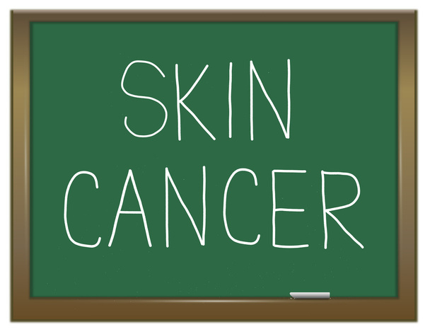 Έννοια του καρκίνου δέρματος. - Φωτογραφία, εικόνα
