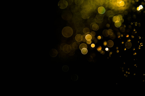 Bokeh oro de la mosca del agua y las luces de fondo - Foto, imagen