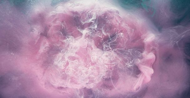 Steam flow. Mysterious haze. White pink smog. Abstract art background shot on Red Cinema camera 6k. - 写真・画像