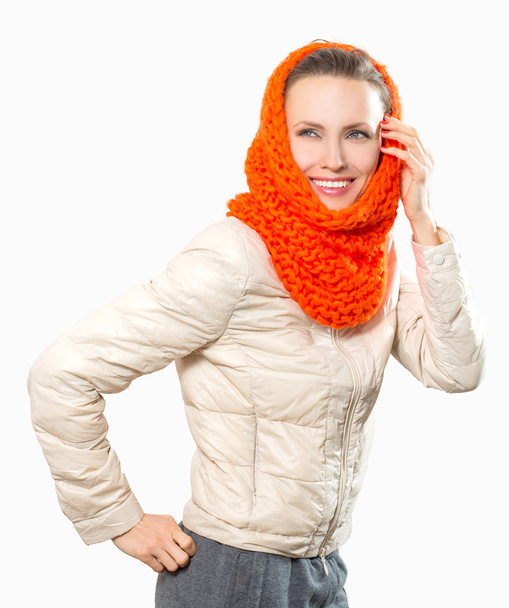 Kış kadın moda - Fotoğraf, Görsel