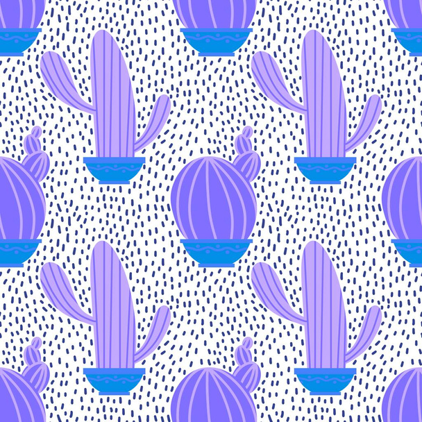 Summer seamless cactus pattern for fabrics and textiles and packaging and gifts and cards and linens and kids and wrapping paper. High quality photo - Photo, image