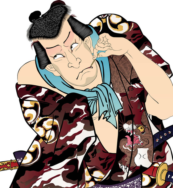 Ukiyo-e Kabuki aktörü, Bölüm 102 - Fotoğraf, Görsel